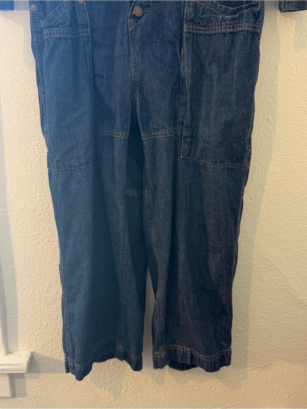 Free People Denim Utility Jumpsuit - Picture 3 of 8